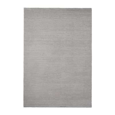 KNARDRUP地毯、低桩、浅灰色,200 x300厘米