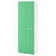 SMASTAD衣柜,白绿/ 2衣服rails, x42x181 60厘米