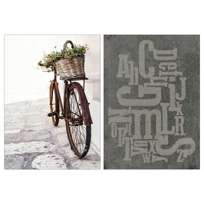 《图片报》《图片报》,dekorerad cykel, x70 50厘米