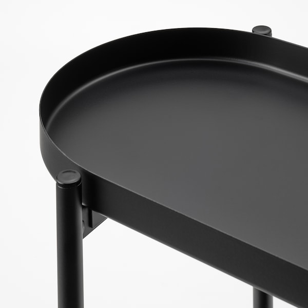 OLIVBLAD Piedestal inom——/ utomhus svart, 56厘米