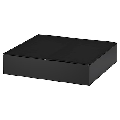 VARDÖ Sänglåda, svart, 65x70厘米