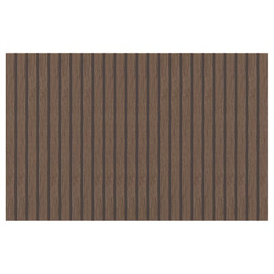 BJORKOVIKEN门/抽屉面板、棕色染色橡木单板,x38 60厘米