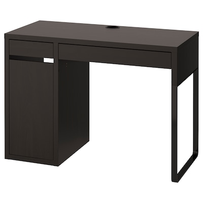 MICKE办公桌,黑褐色,105×50厘米
