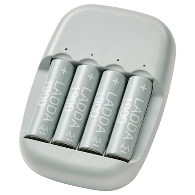 STENKOL / LADDA电池充电器和4电池