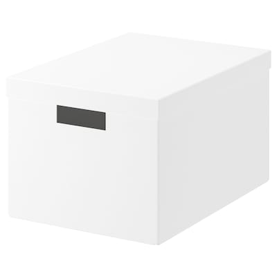 TJENA存储箱盖,白色,x35x20 25厘米