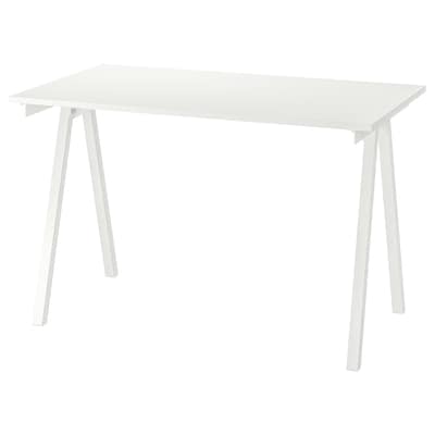 TROTTEN书桌，白色，120x70厘米