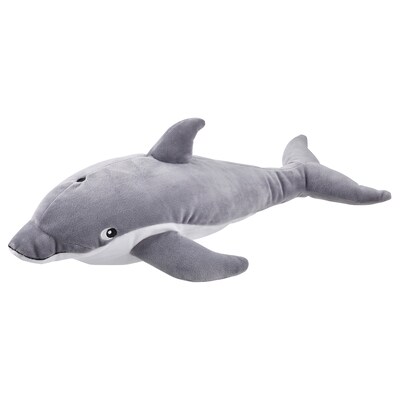 BLAVINGAD软玩具,海豚/灰色,50厘米