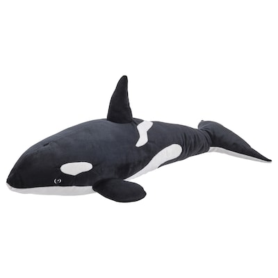 BLAVINGAD软玩具,虎鲸/黑白色,60厘米
