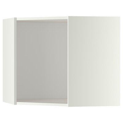 METOD角落墙柜架,白色,68 x68x60厘米