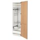 METOD / MAXIMERA高柜清洗室内,白色/ Vedhamn橡树,x60x200 60厘米