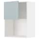 微波炉METOD壁柜,白色/ Kallarp浅灰蓝色x37x80 60厘米
