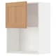 微波炉METOD壁柜,白色/ Vedhamn橡树,x37x80 60厘米