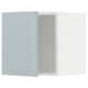 METOD墙柜,白色/ Kallarp浅灰蓝色x37x40 40厘米